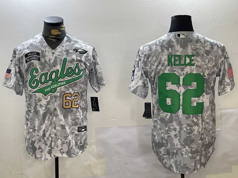 Men's Philadelphia Eagles #62 Jason Kelce Arctic Camo 2024 Salute to Service Stitched Baseball Jerseys,We sell and wholesale Men's Philadelphia Eagles #62 Jason Kelce Arctic Camo 2024 Salute to Service Stitched Baseball Jerseys on line form chian!